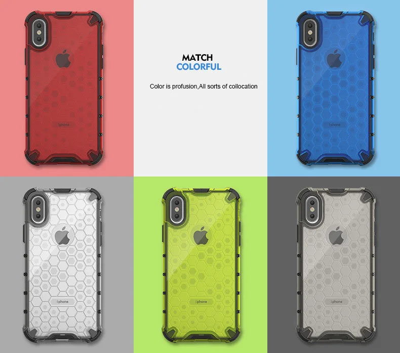 Luxury Shockproof Rugged Hybrid Armor Case For iPhone XS Max XR X 8 7 6s 6 Plus Tough Plastic Hard Impact Back Cover |