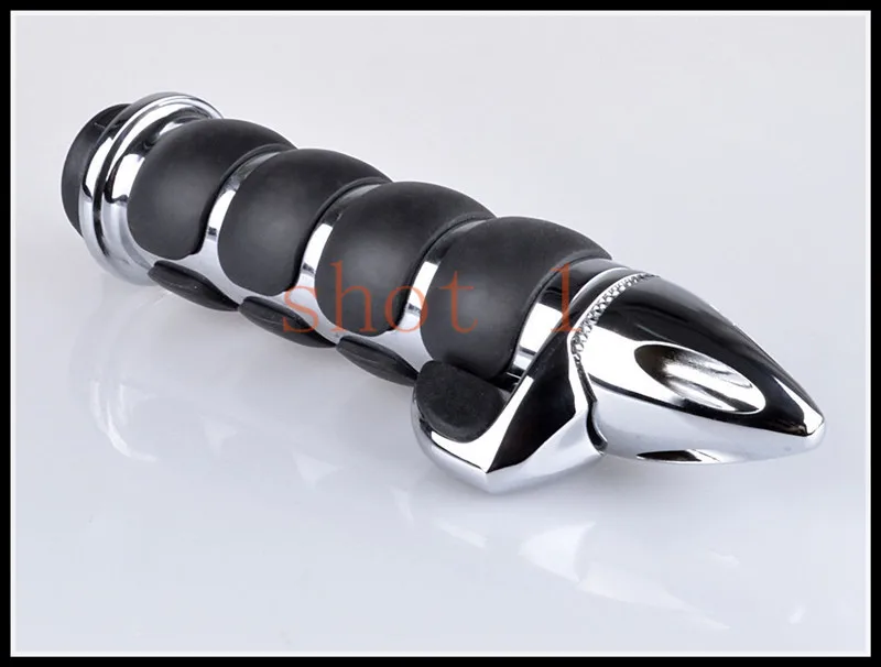 Хромированные ручки для руля 1 &quotс головкой дроссельной заслонки Harley Softail Dyna