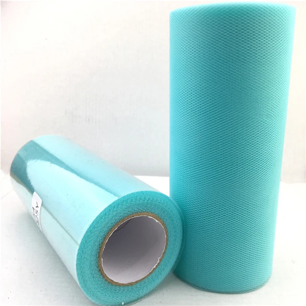 Tiffany Blue Тюль рулон 15 см 25 ярдов рулон ткань катушка пачка органза вечерние упаковка для подарка на день рождения Свадебная вечеринка украшения сувениры события поставки - Цвет: Tiffany Blue