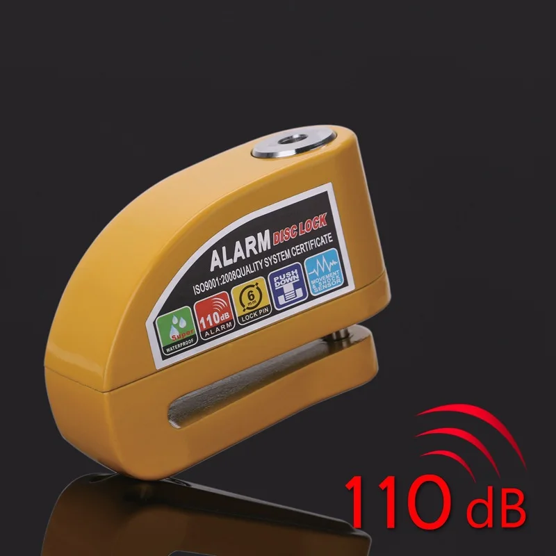 Замок Антивор для мотоцикла велосипеда электромобиля водонепроницаемый 110