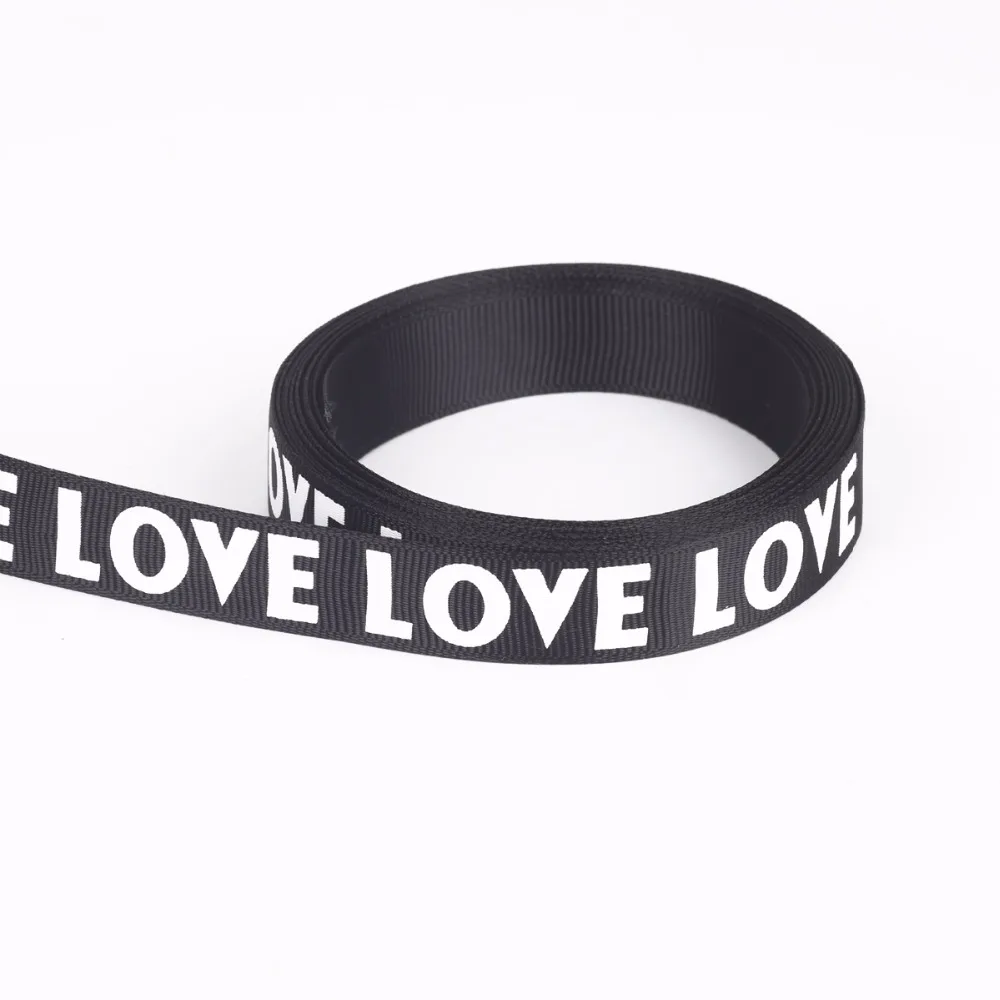 5 ярдов/партия лента с принтом LOVE 15/20 мм|printed ribbon|grosgrain printed ribbonribbon ribbon |