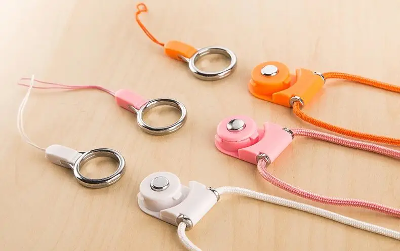 100Pcs Fashion Cute Cartoon Silicone Universal Mobile Phone Lanyard Cords String Neck Strap S290 | Украшения и аксессуары