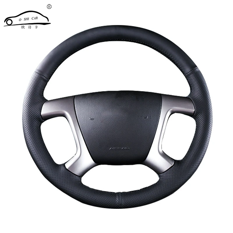 Оплетка рулевого колеса автомобиля из искусственной кожи для Chevrolet Captiva 2007- Silverado GMC Sierra 2007/на заказ рулевая крышка