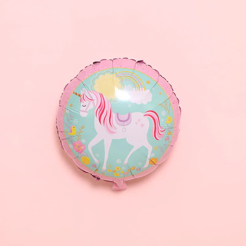 18inch SM Unicorn STARLZMU 1 шт Единорог воздушные шары День рождения украшения Детские гелиевые шары с персонажами мультфильмов Единорог вечерние украшения Balony - Цвет: 18inch SM Unicorn