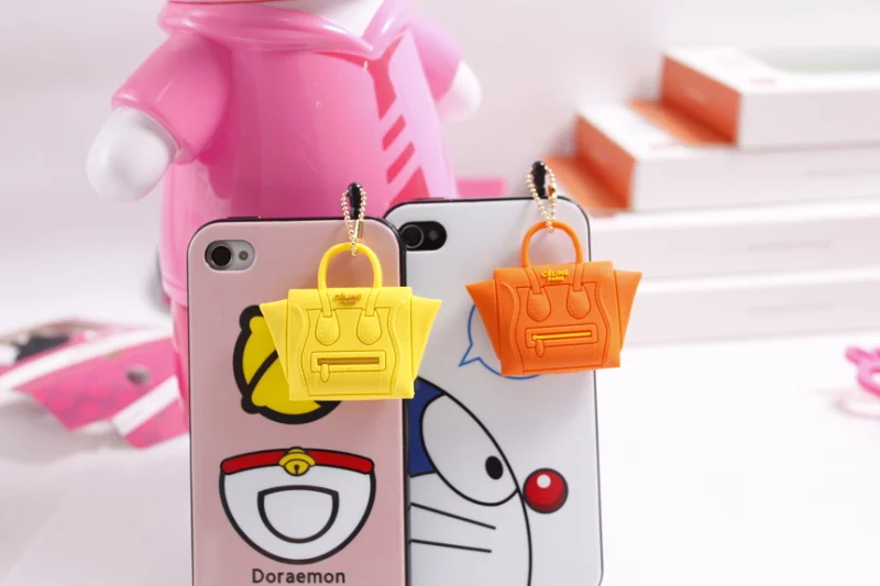 Fancy Eco-friendly 3.5mm Universal Earphone Cap Soft Silicone Designer Bag Anti Dust Plug for Phone iPhone Samsung Samrtphone | Мобильные