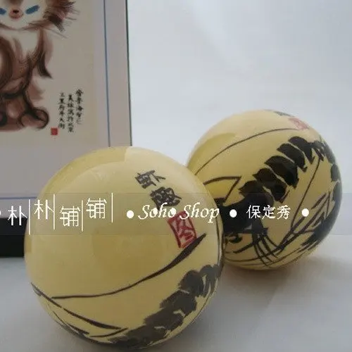 Ручная роспись baoding железные шарики 45 мм 50 без выцветания. Китайская аквакраска.