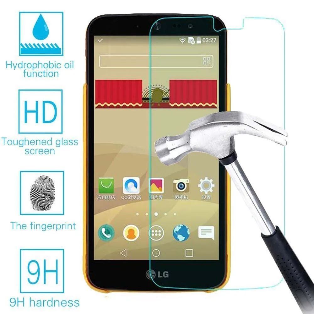 Защитное стекло для экрана 2 шт. l90 l80 l70 l65 l50 dual sim aka k10 k8 k7 k4 взрывозащищенное
