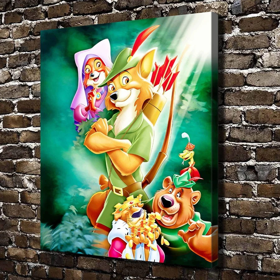 A993 Robin Hood Детский мультфильм HD Печать на холсте украшение дома гостиная Настенные
