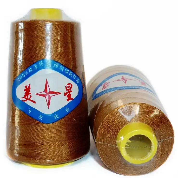 Высококачественная 2000 Полиэстеровая джинсовая/швейная нить/Нитки для багажа 100%