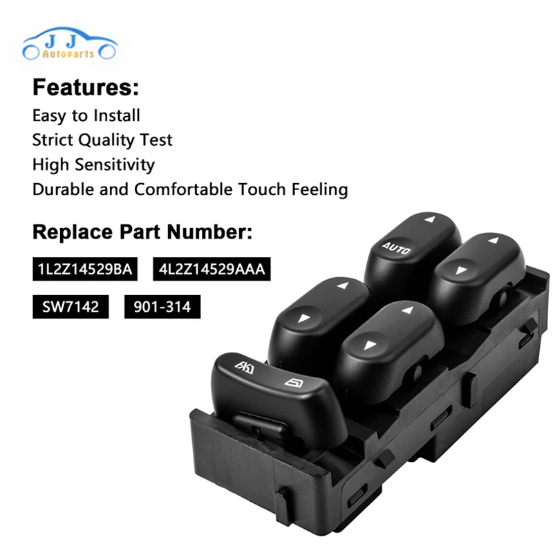 

YAOPEI For Ford Mercury OEM 1L2Z14529BA Front Master Power Window Switch Driver Side New