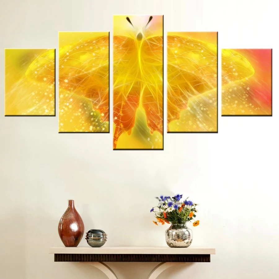 

5 шт., картины на холсте, без рамки