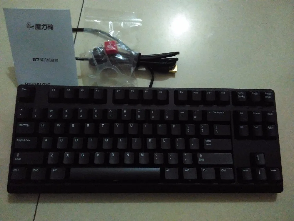 Игра клавиатура душка 2087 TKL компактная Игры Механическая KBT MX коммутаторы