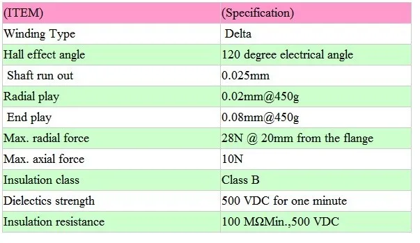 42BLS01 24v 26 Вт 4000 об/мин с бесщеточным двигателем постоянного тока для DIY 42*42*41 мм 5 мм круглый вал 3-фазный 0.3A bldc мотор