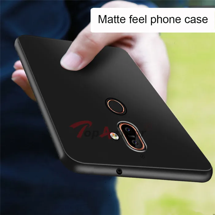 Мягкий ультра тонкий силиконовый TPU чехол для Nokia 5, 6, 7, 7 plus, 8, X 5X6 6,1 5,1 плюс 6 чехол Крышка полное заднее покрытие с защитой от отпечатков пальцев