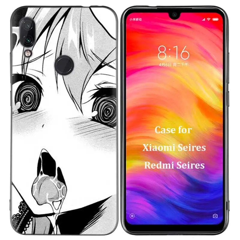 R-005 Силиконовый чехол для Xiao mi Red mi Note 7 6 5 Pro mi A1 A2 8 Lite 9 9T K20 Poco F1 S2 4 4X Plus аниме девушка мультфильм Япония милый - Цвет: R-005