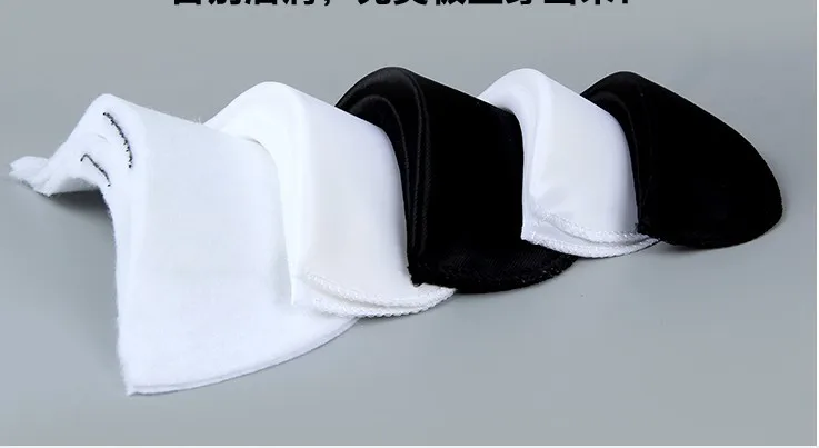 Подплечники из мягкой ткани, белые, черные, для лета и зимы, аксессуары для рукоделия, 1533, 10 пар/партия