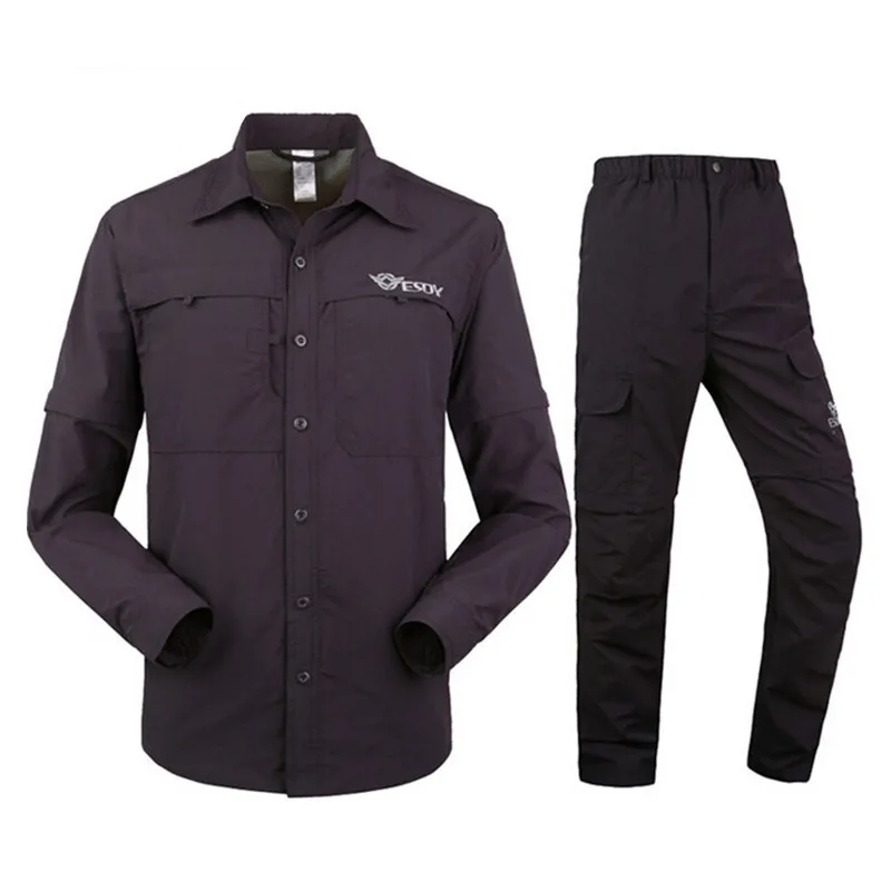 Мужской спортивный костюм из рубашки и брюк с коротким рукавом | Спорт