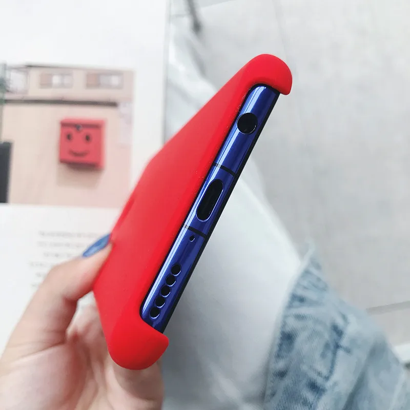 Роскошный жидкий силиконовый чехол для телефона Huawei Mate 20 Lite Nova 3 Honor Note 10 мягкая
