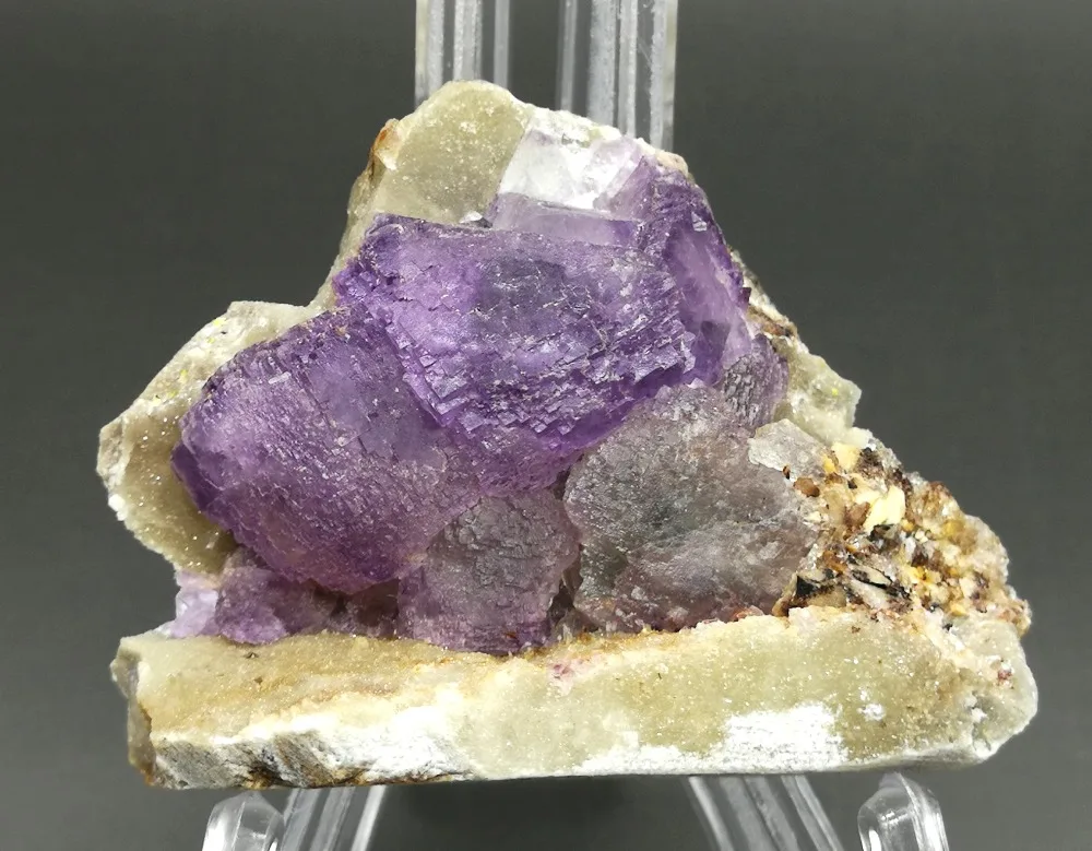 69 г натуральные камни и минералы Фиолетовый флюорит кристалл редкая руда