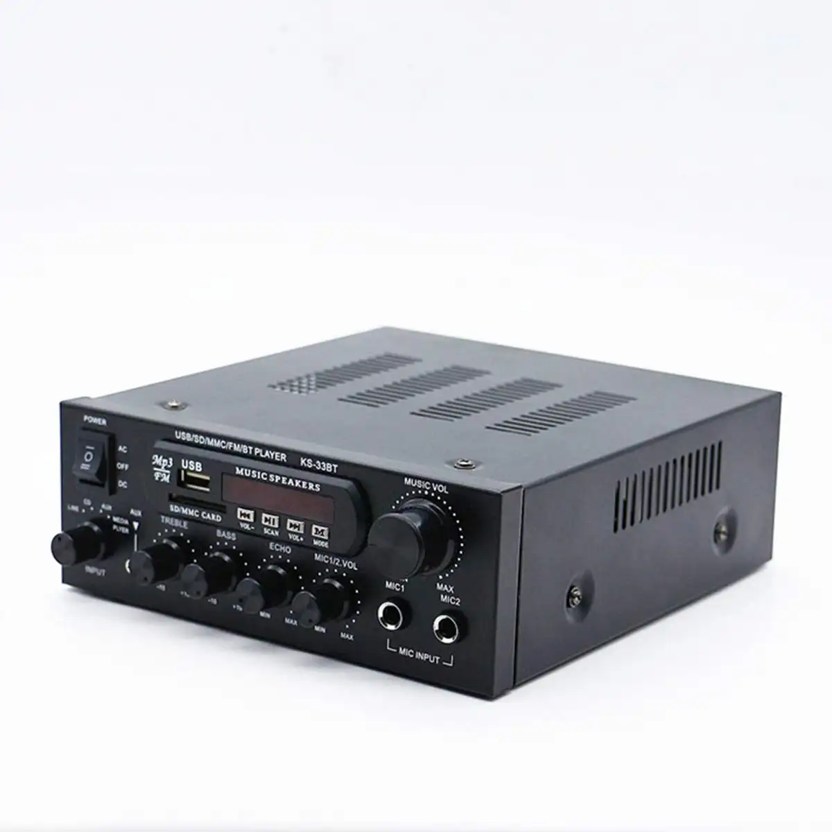 2CH 1200W домашние усилители аудио Hifi бас усилитель мощности домашний кинотеатр для