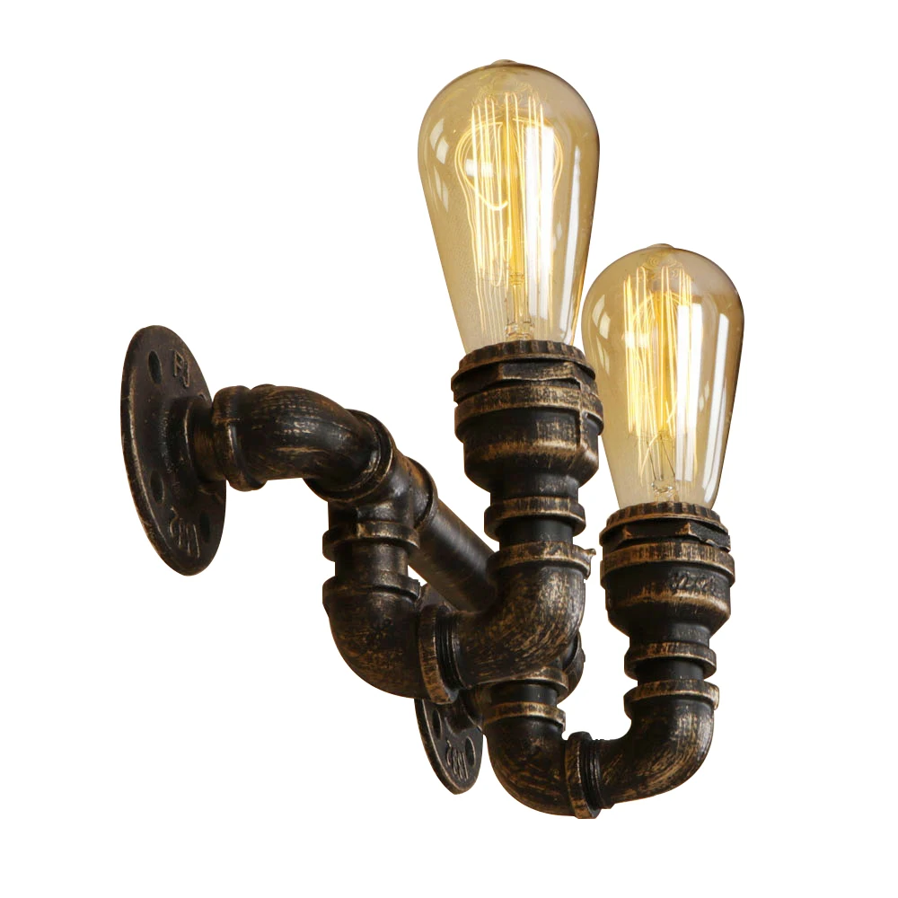 Винтажный Железный креативный настенный светильник с ржавчиной в стиле арт деко