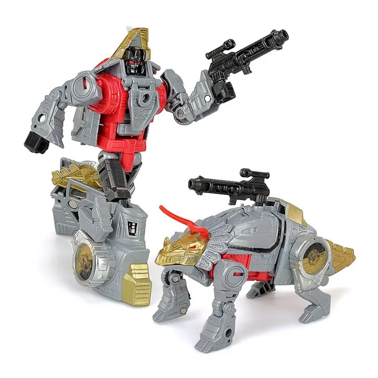 Slag No Boxes G1 BPF трансформация Dinoking Volcanicus Grimlock Slag Sludge Snarl Swoop slash Dinobots 5в1 фигурка робота игрушки - Цвет: Slag No Boxes
