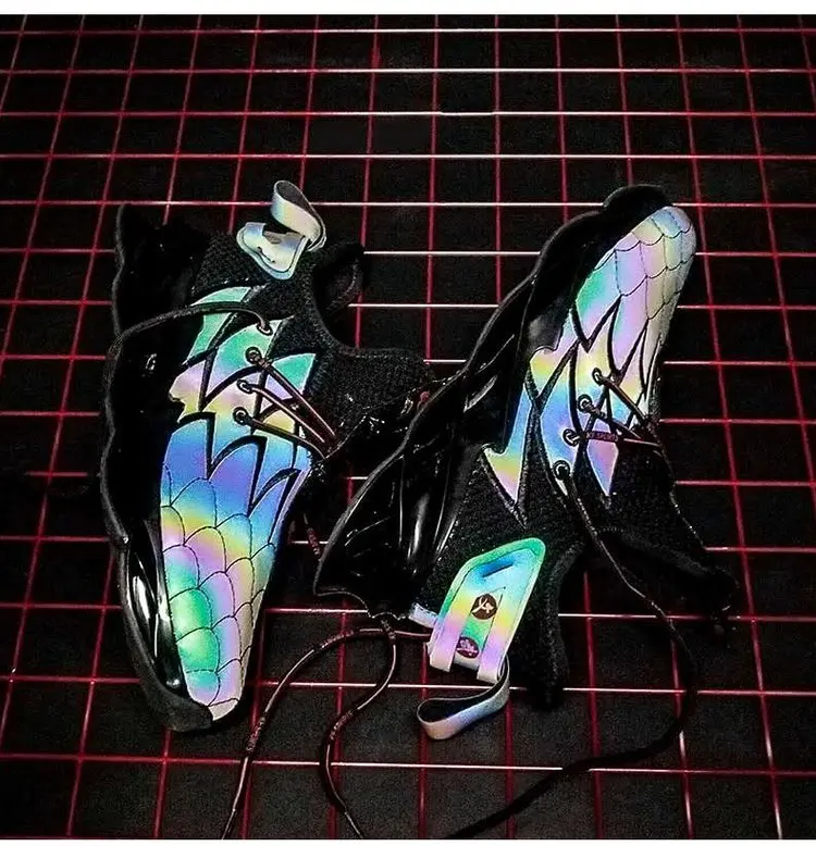 Ins/мужские винтажные кроссовки для папы; Kanye Fashion West; танцевальный светильник в стиле хип-хоп; обувь с вышивкой на толстой подошве; мужские теннисные туфли; Masculino Adulto