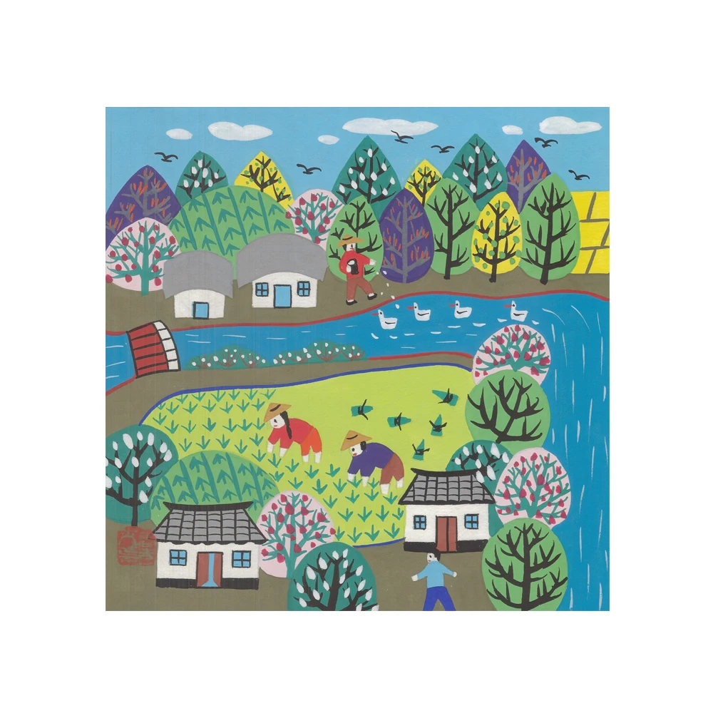 Новые крестьянские картины сельские фермы столешницы ПВХ художественные