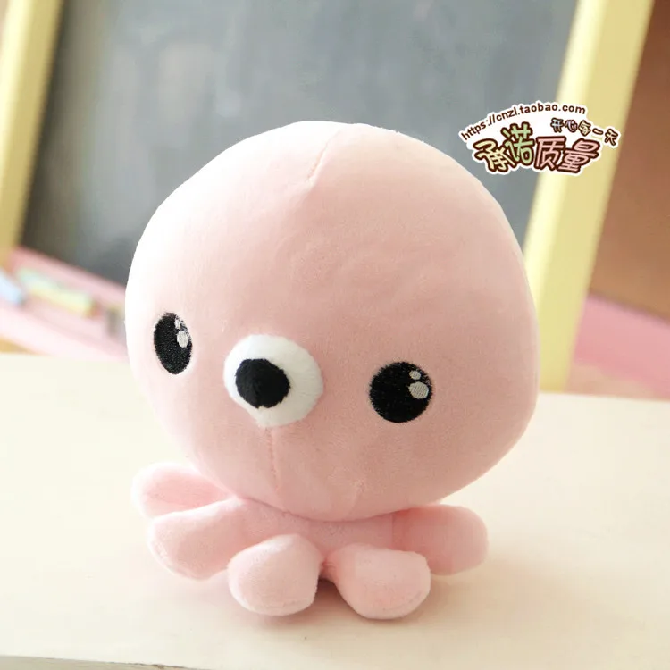 20 см легенда о фон с изображением побережья голубого моря Розовая кукла Осьминог