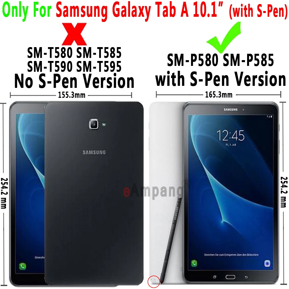 Высококачественный защитный силиконовый чехол для планшета Samsung Galaxy Tab A A6 10 1 2016