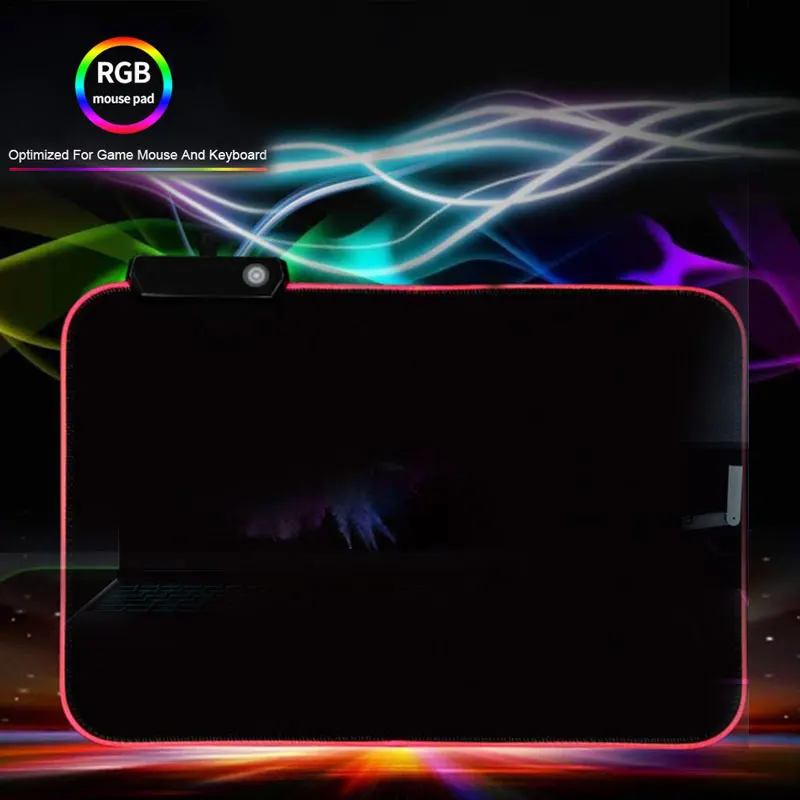 Очень большой RGB Мышь Pad против скольжения резиновая мыши коврик игровой для