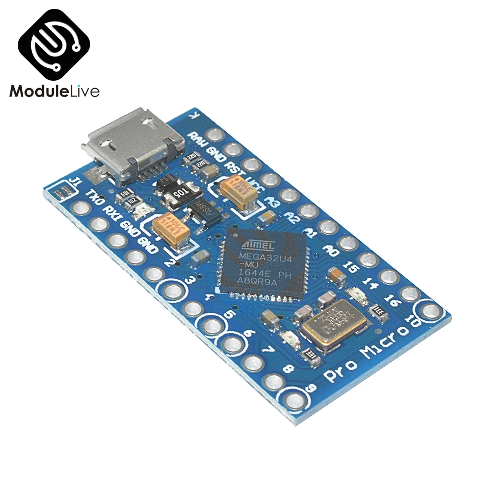 1 шт. Pro Micro для Arduino ATmega32U4 контроллер USB 5 в 16 МГц Atmega32U4 плата модуль Repalce ATmega328 Mini