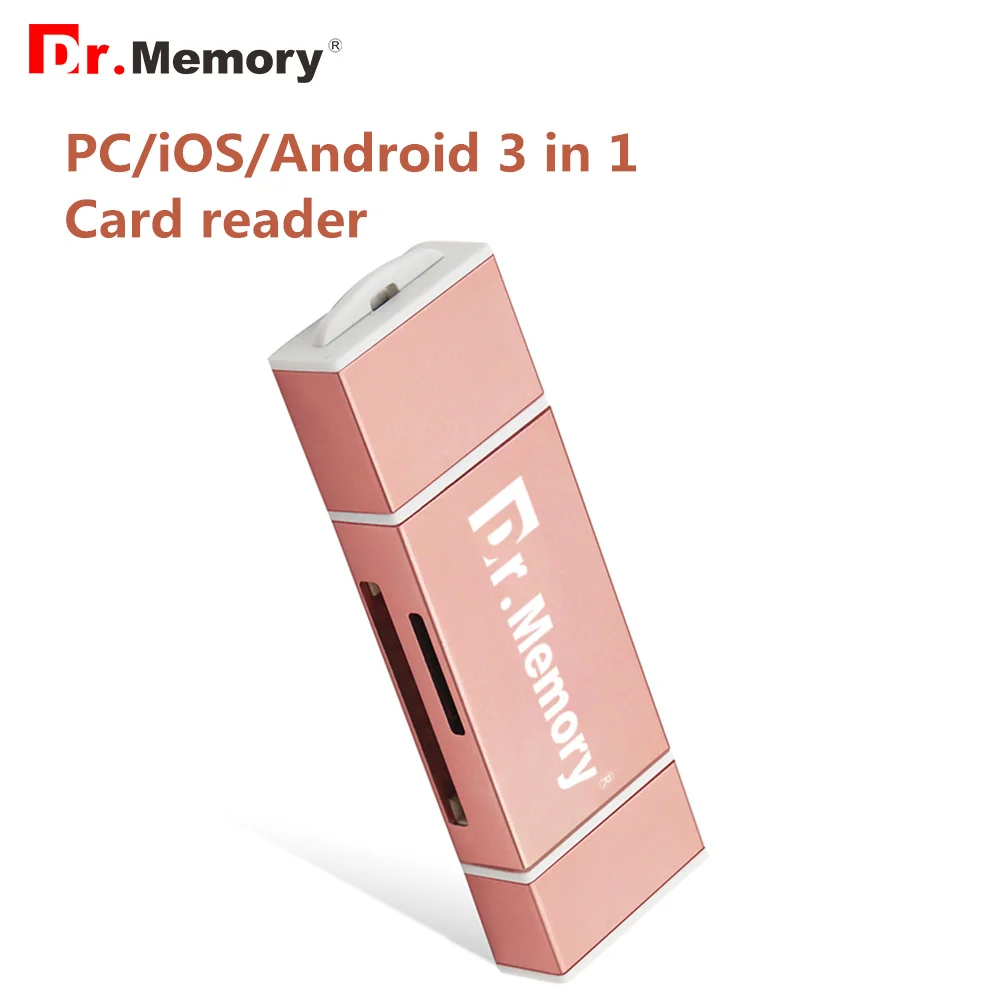 Устройство для чтения карт памяти Dr.Memory 3 в 1 устройство Lightning tf iphone 6s 7 plus