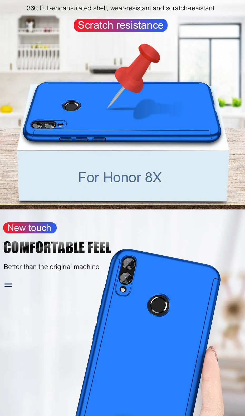 360 градусов противоударный чехол для huawei Y5 Y6 Y7 Pro полное покрытие чехол для телефона на Honor 8A 8C 8X 7A 7C 10 9 8Lite с Стекло