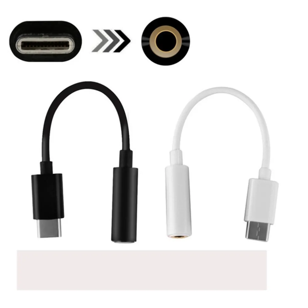 4 шт. Мини Портативный кабель для наушников Type-C-3 5 мм адаптер USB 3 1 Type C USB-C штекер