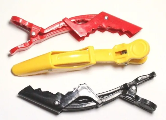 

20 PCS Colors crocodile clip/crocodile mouth clamp/dinosaur haircut hairpin/ salon hair clip