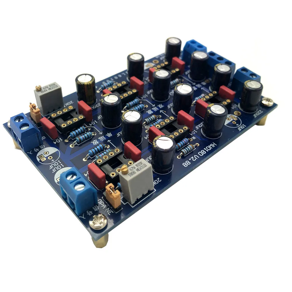 HIFI opamp MBL6010D предуселитель, тон аудио платы предварительного сигнала буферный усилитель модуль для NE5532 NE5534 T0047