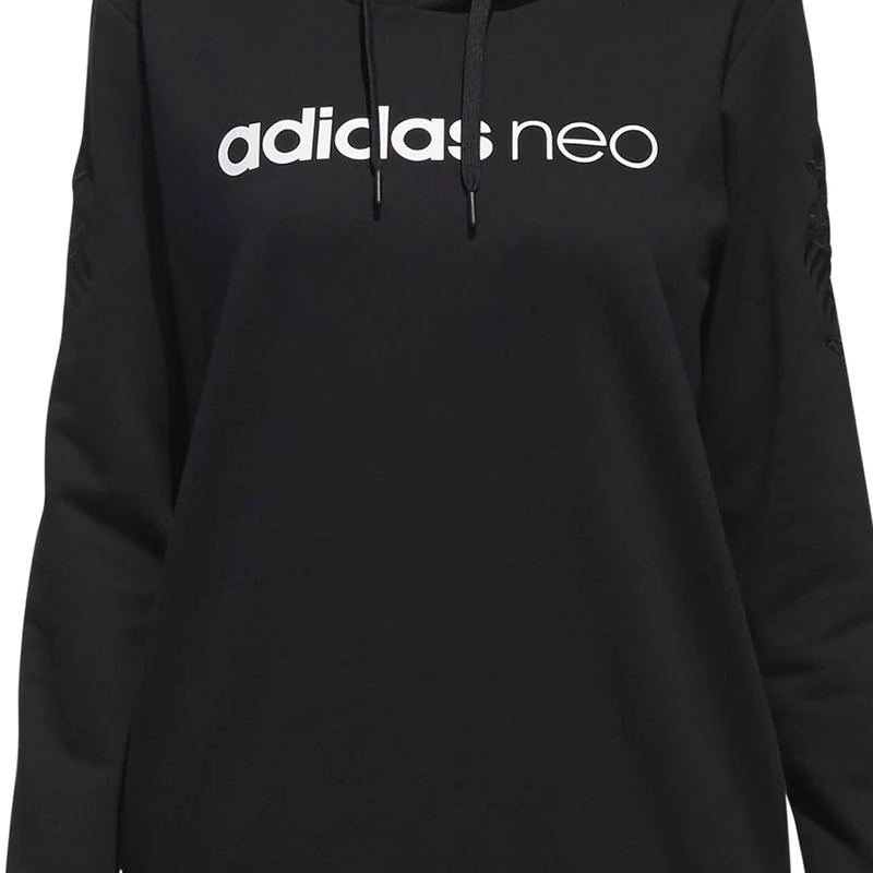 Оригинальный Женский пуловер с капюшоном Adidas W OS EMBRD HDY спортивная одежда новое