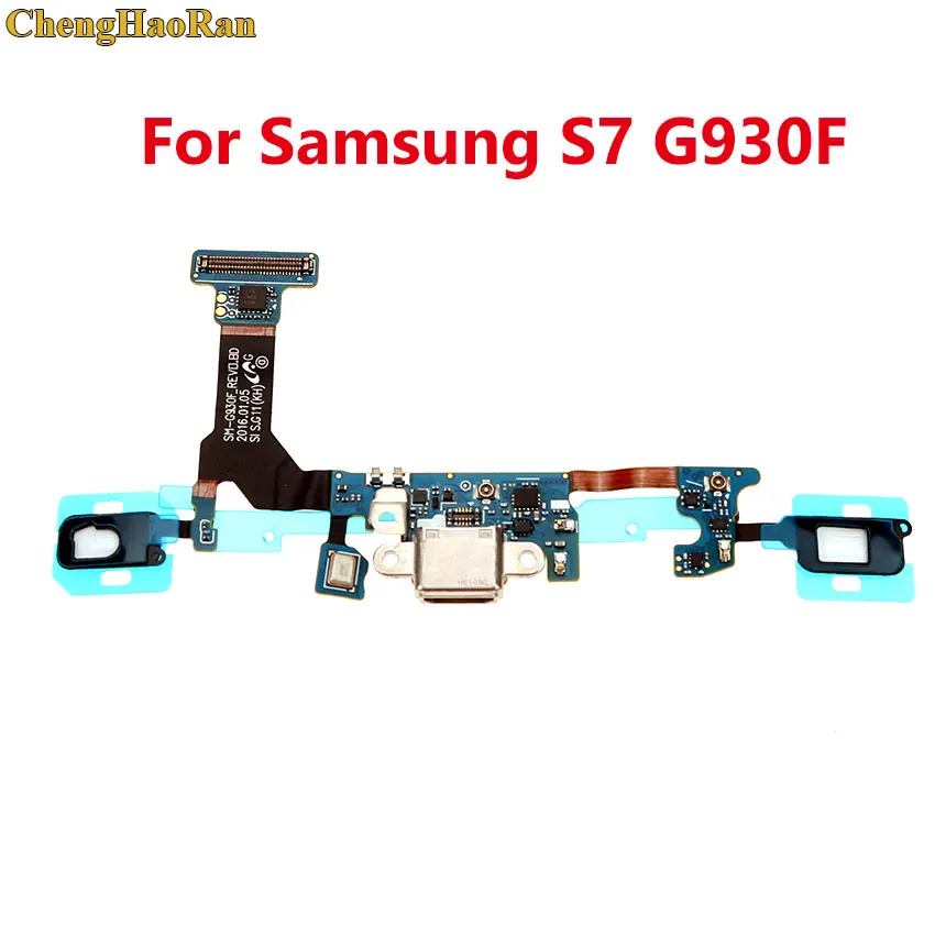For S7 G930F ChengHaoRan USB зарядное устройство док-станция разъем гибкий кабель для samsung Galaxy S6 S7 G930V G935A edge G935F S8 plus G955F G955U G955N - Цвет: For S7 G930F