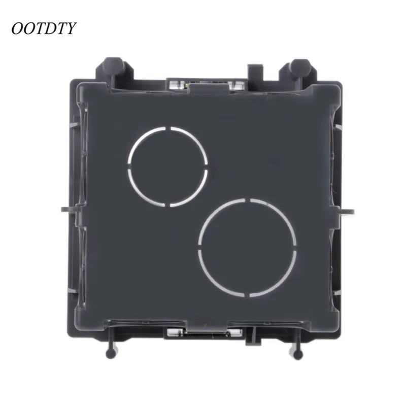 OOTDTY 86 Кассетная настенная тарелка для Тип плита из ПВХ переключатель и розетка