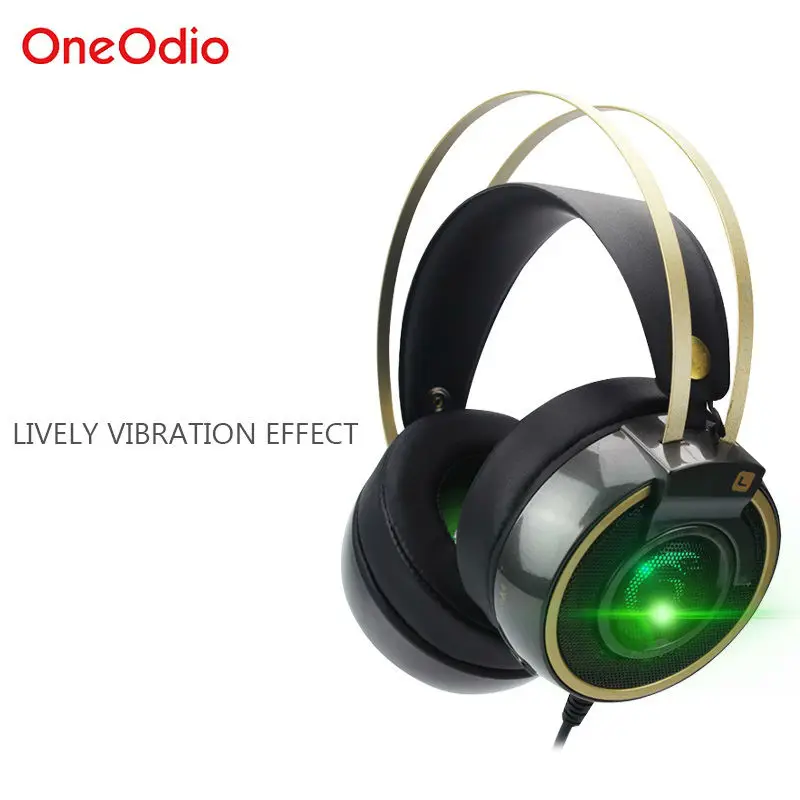 Новый Oneodio Gaming Headset Led для PS4 USB стерео гарнитуры gamer светодиодные ps4 xbox one наушники с