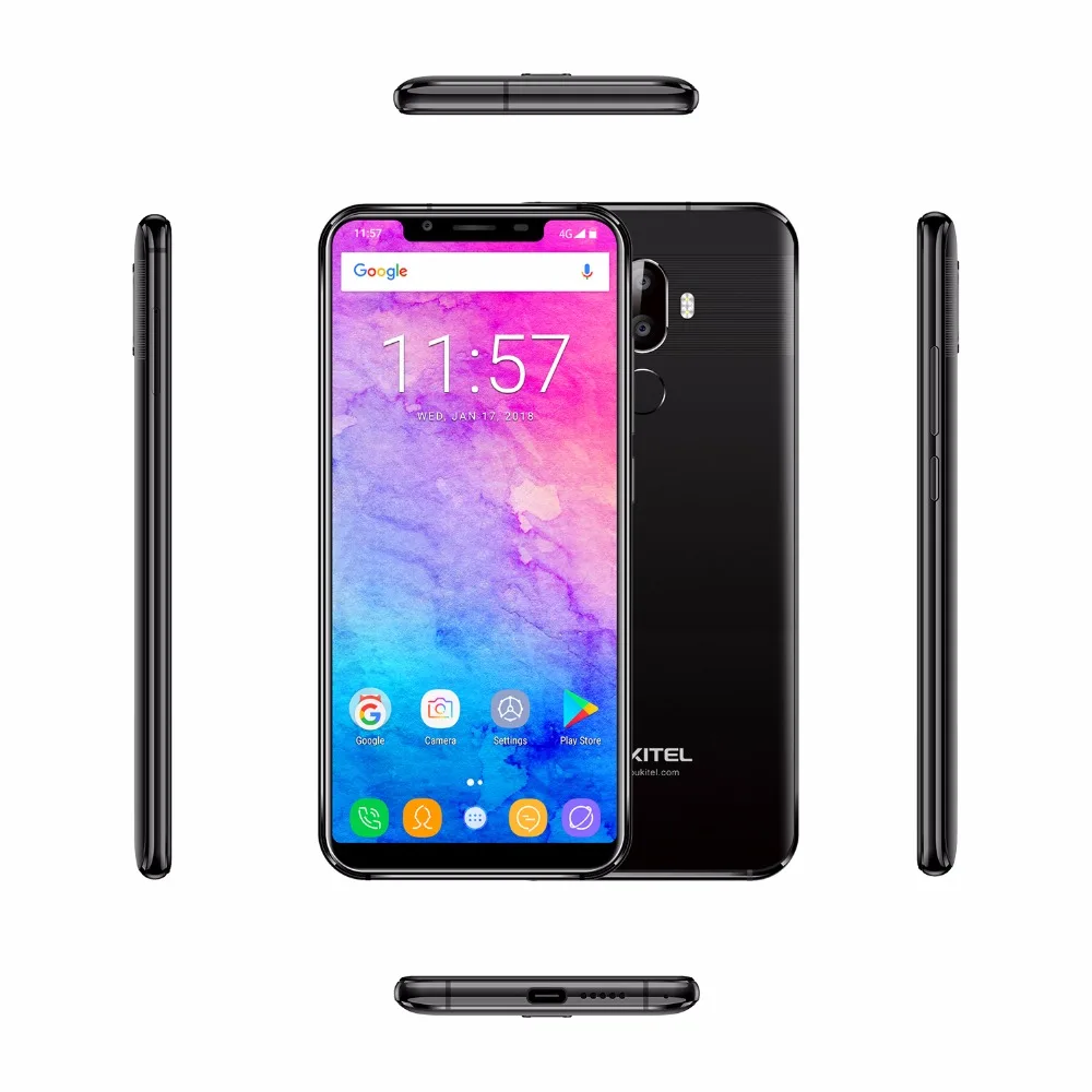 Oukitel U18 смартфон с восьмиядерным процессором MTK6750T ОЗУ 4 Гб ПЗУ 64 ГБ 5 85 13 МП + 16 Мп 4000