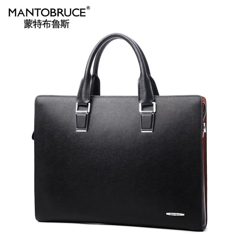 High quality men briefcase bag hard messenger bags bolsas femininas leather casual handbag new paragraph | Багаж и сумки