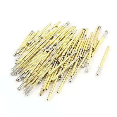 

100 Pieces P125-D Dia 2.02mm 180g Pressure IC Spring Test Probe Pin