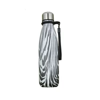 500ml creative zebra stripe stainless steel water bottle vacuum insualted thermos drink bottle mybottle
