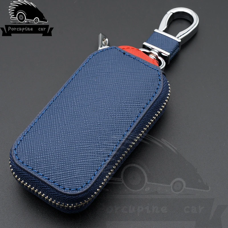 Кожаный чехол для автомобильного ключа Audi BMW Buick Cadillac Porsche Opel Chevrolet Ford Hyundai Lexus Mercedes