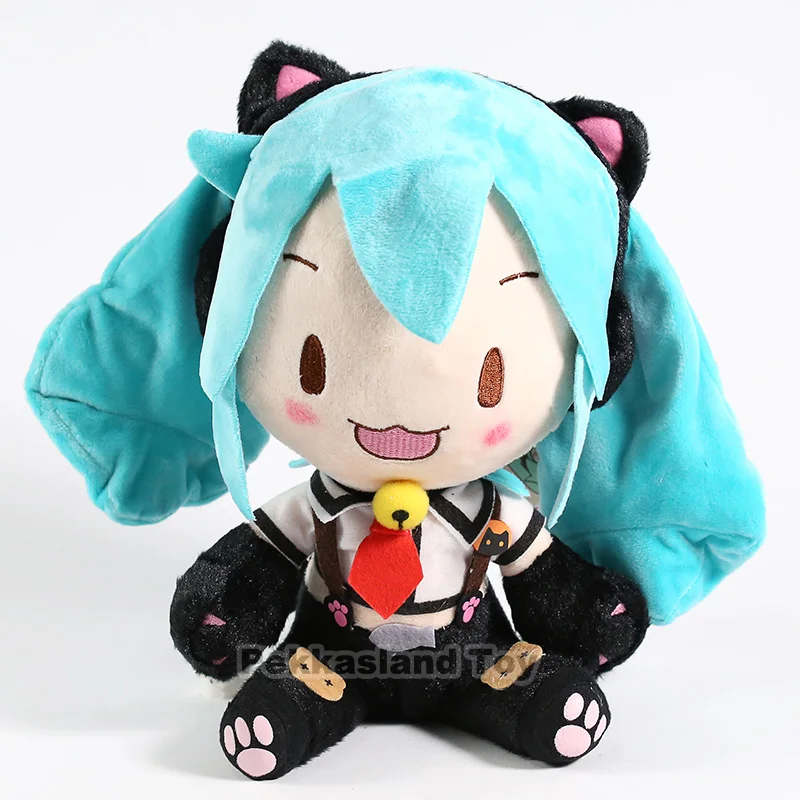 Kawaii Hatsune Miku плюшевые куклы, игрушки Аниме, мягкие куклы Hatsune Miku, мягкая подушка, детские подарки на день рождения для девочек
