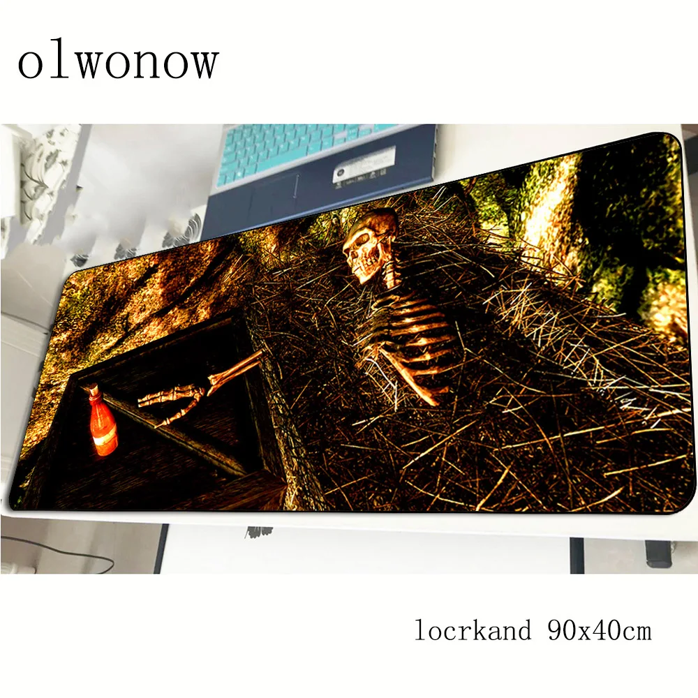 Коврик для мыши skyrim 90x40 см с рисунком из мультфильмов | Компьютеры и офис