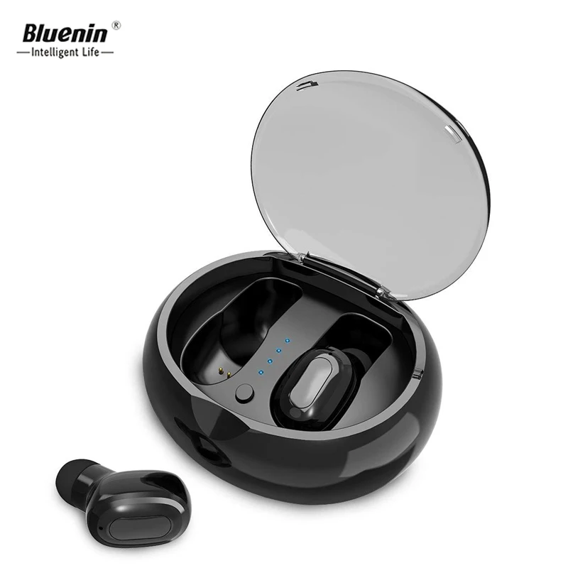 Bluenin Mini Bluetooth Headset Wireless Earbuds Stereo V4.2 Cordless Earphones with Charging Box for Android | Электроника