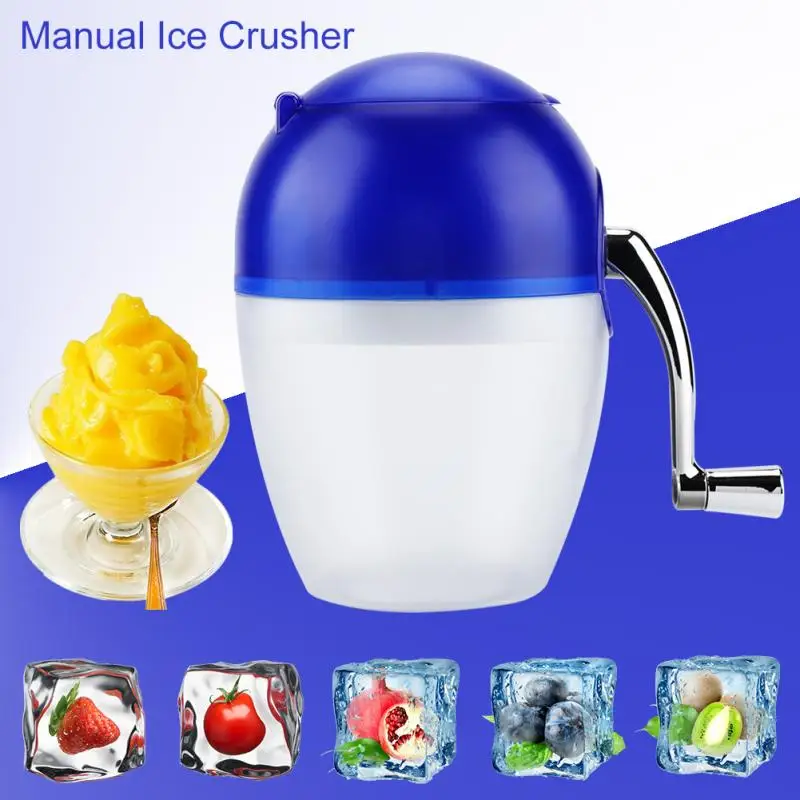 Портативная ручная Бытовая дробилка для льда бритва конусная машинка снега